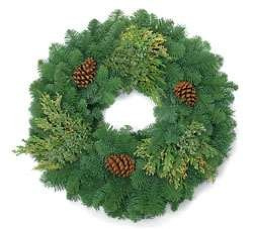 Mixed Greens w/ 3 Cones 20"/30"
